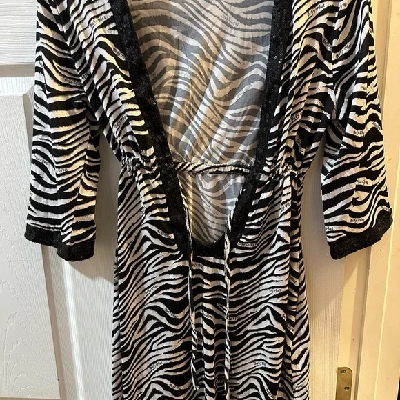 Baby Phat Zebra Tankini with Matching Coverup - Picture 3 of 9